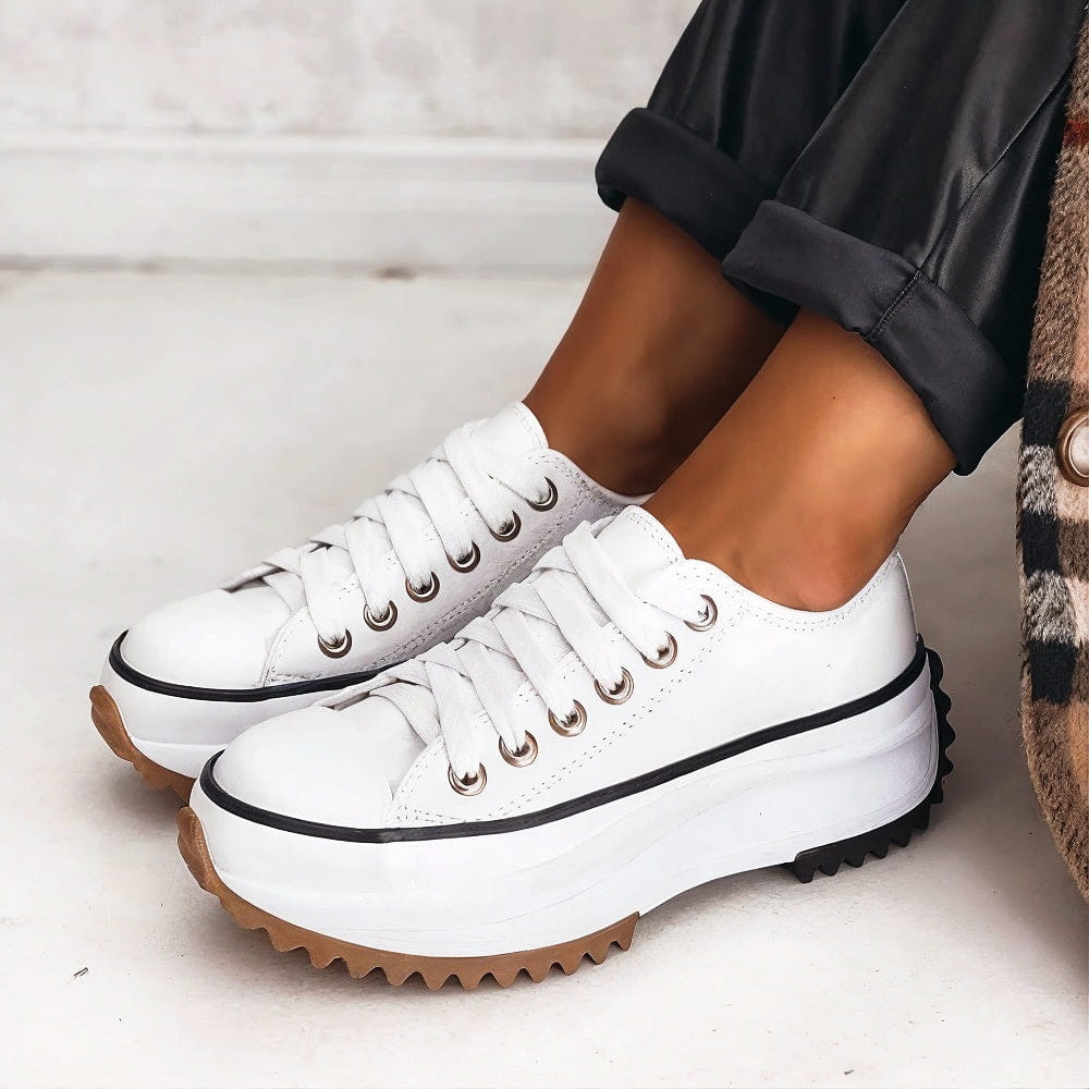 Elisa™ - Plattform-Sneaker aus Leder