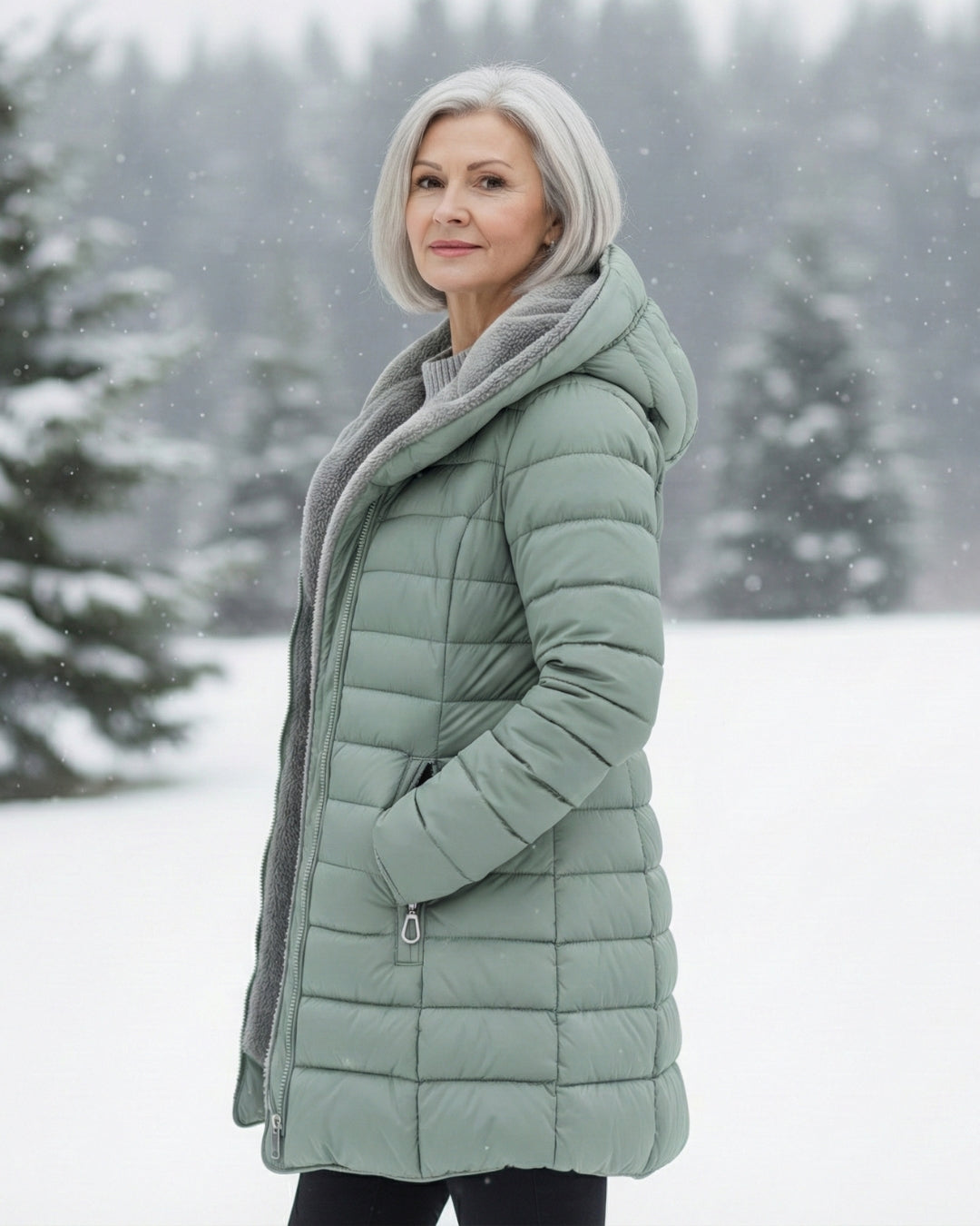 Julia | Prošívaný kabát s fleece podšívkou
