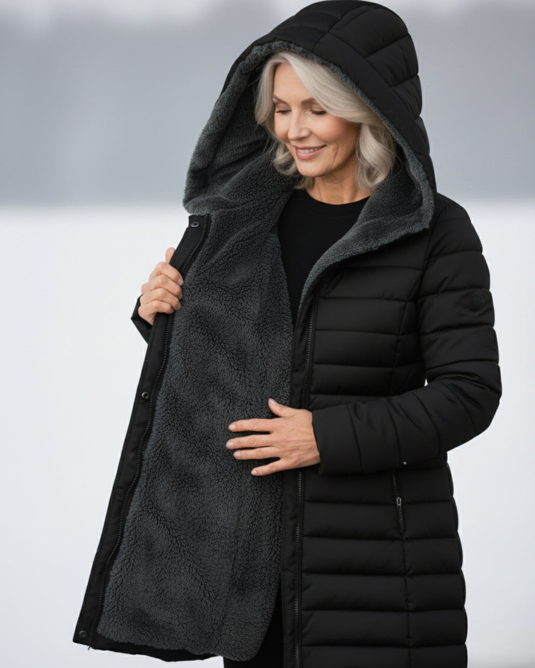 Julia | Prošívaný kabát s fleece podšívkou