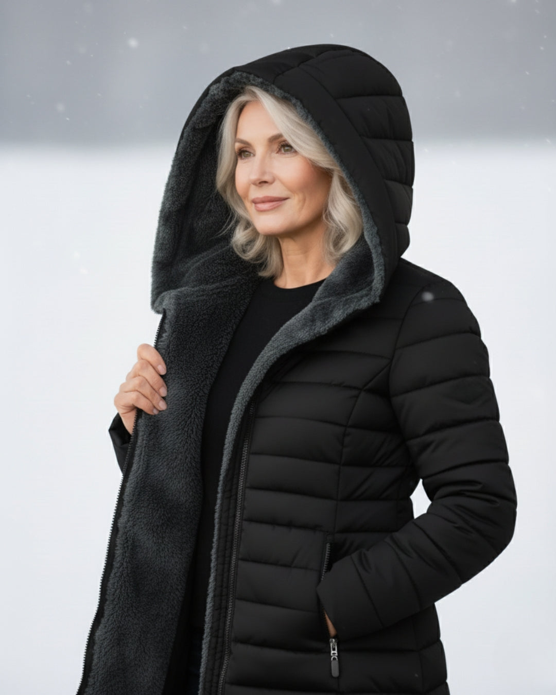 Julia | Prošívaný kabát s fleece podšívkou