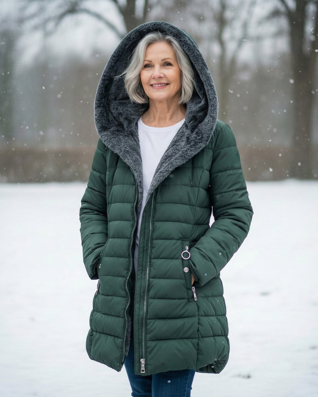 Julia | Prošívaný kabát s fleece podšívkou