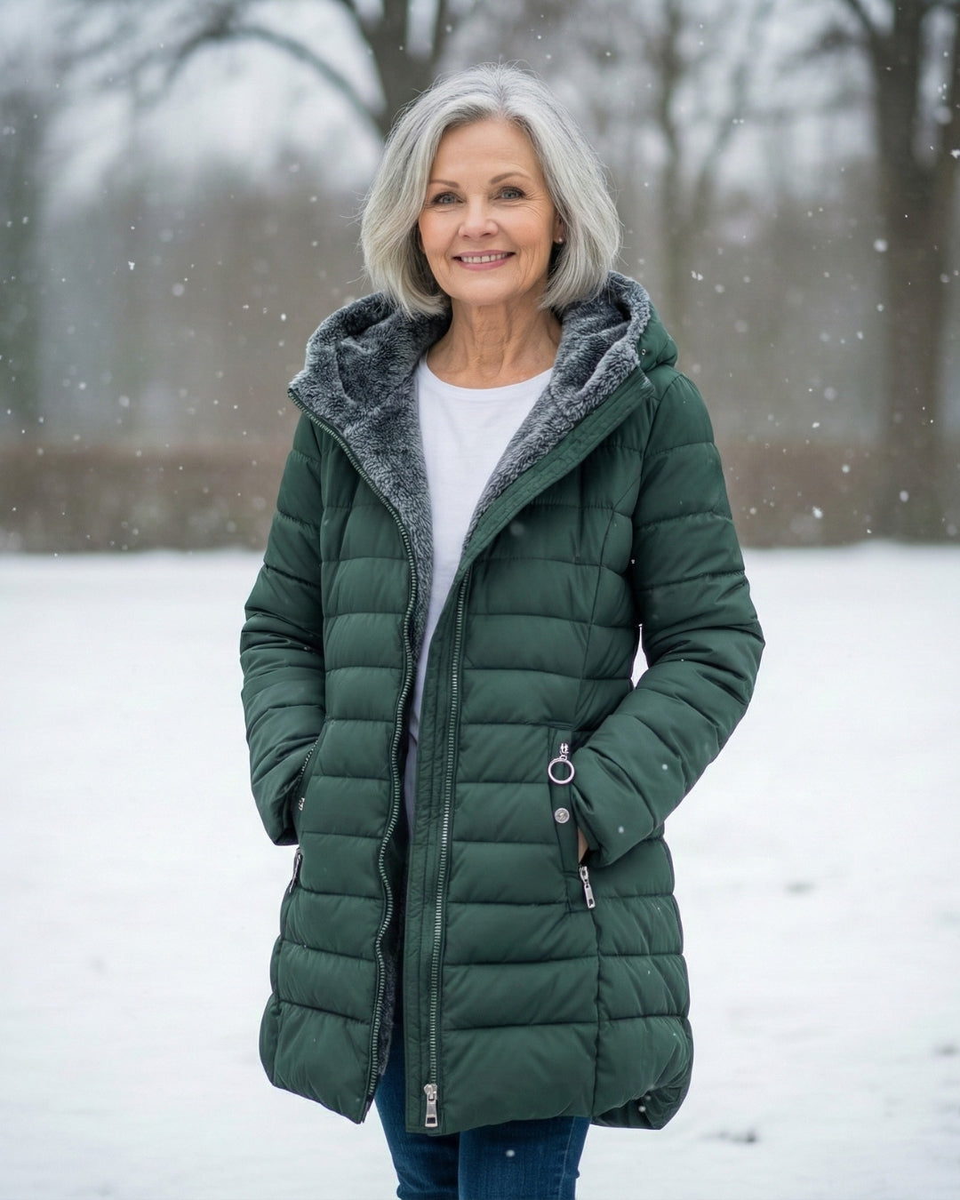 Julia | Prošívaný kabát s fleece podšívkou