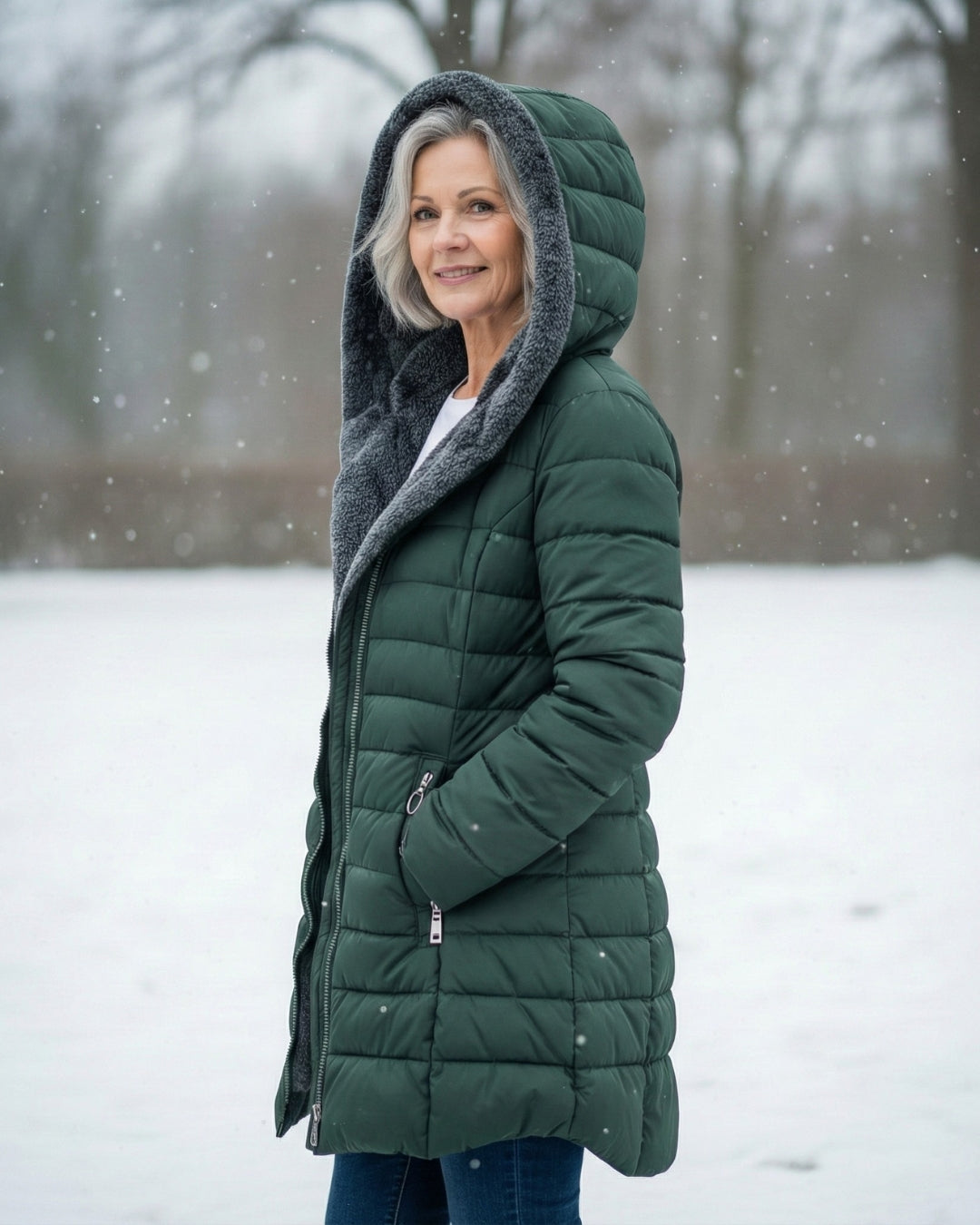 Julia | Prošívaný kabát s fleece podšívkou