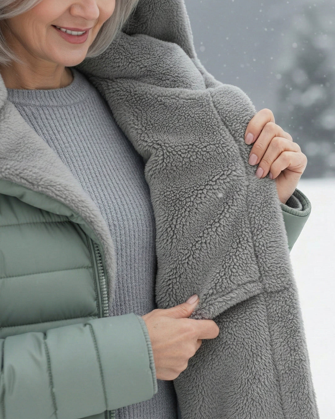 Julia | Prošívaný kabát s fleece podšívkou