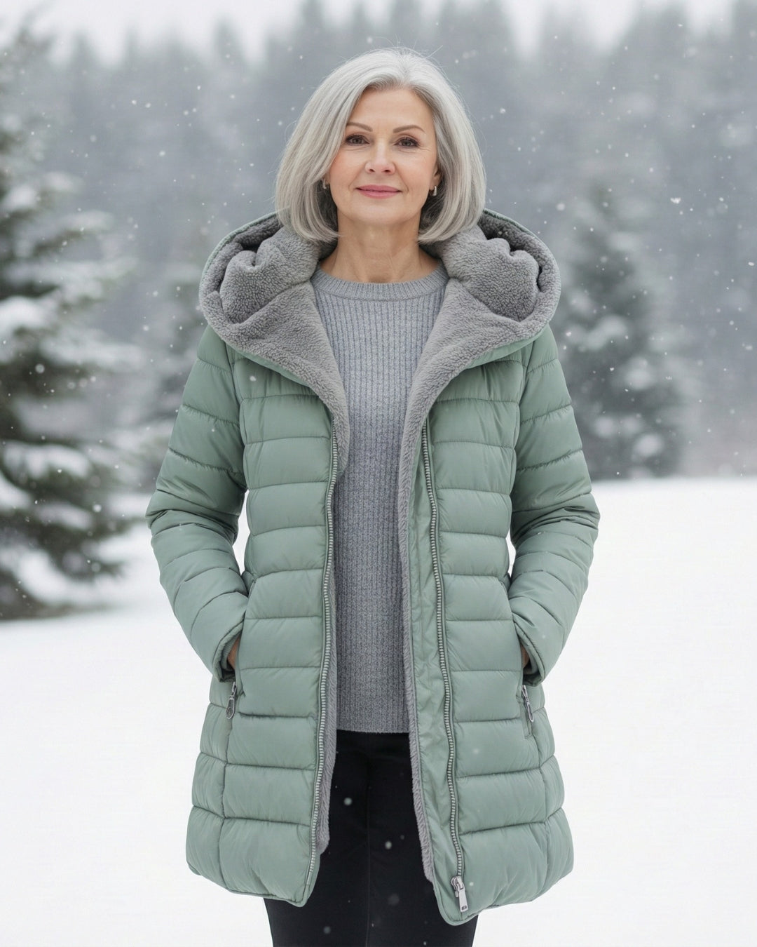 Julia | Prošívaný kabát s fleece podšívkou